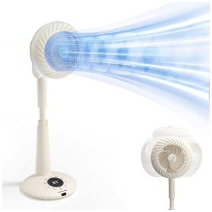 Ventilador de Piso com 12 Velocidades, Luz Noturna e Ultra Silencioso, 230V, MIZUKATA HIKARI MHP64, Creme