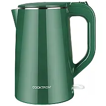Chaleira Elétrica 1,7 L com Desligamento Automático e Dupla Camada, 110V 1500W, COOKTRON, Verde