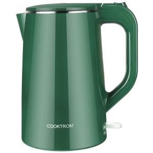 Chaleira Elétrica 1,7 L com Desligamento Automático e Dupla Camada, 110V 1500W, COOKTRON, Verde