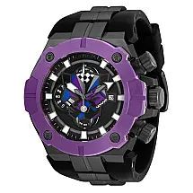Relógio Masculino Marvel Black Panther, Invicta 36356, Preto e Roxo