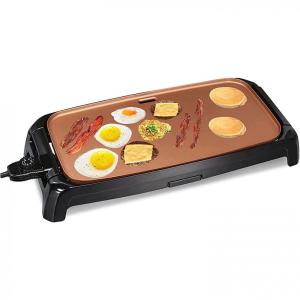 Churrasqueira Elétrica Grill com Controle de Temperatura, 110V, Nozaya, Preta