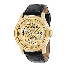 Relógio masculino mecânico vintage Invicta , preto 37956