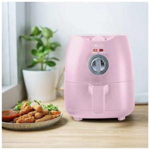 Air Fryer 2 Litros com Painel de Controle Manual, 1200W 110V, Bella, Rosa