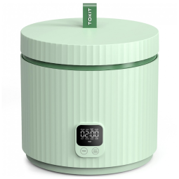 Panela Elétrica de Arroz Compacta TOKIT Verde Abacate 1,5 L 3 Xícaras Cruas 120V
