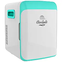 Mini Geladeira Automotiva Gela e Aquece 127V AC , 12V DC 15 Litros 18 Latas Turquesa