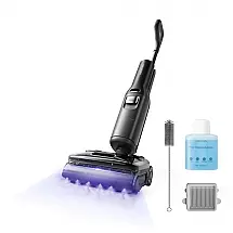 Lavadora e Aspiradora de Piso roborock F25 Ultra Vapor e Água Quente Sucção 22000 Pa Preto 120V