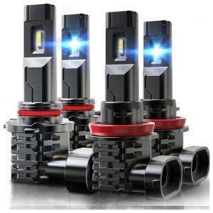 Lâmpada Automotiva Farol Dianteiro 9600lm 6500K H8 H9 Xenon À Prova Dágua, COUGAR MOTOR 13, Branco