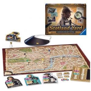 Jogo de Estratégia Ravensburger Scotland Yard Edição Sherlock Holmes - Desafio Cerebral Cativante, Ideal para Noites de Diversão em Família