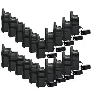 Rádio Comunicador Walkie Talkie Mini Retevis RT22 , Rádio Recarregável,Longo Alcance,Pequeno e Portátil, VOX,para Negócios