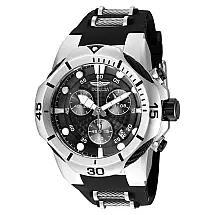 Relógio Masculino de Quartzo Bolt, Invicta 31166, Preto e Prata