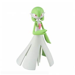 Kit de modelo Pokémon Gardevoir Bandai Hobby verde e branco plástico articulado com mãos extras altura 11,5cm
