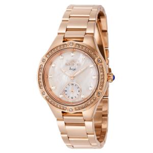 Relógio Feminino Angel com Mostrador em Madrepérola, Invicta 40366, Ouro Rosa