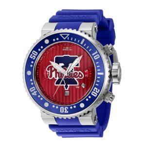 Relgio masculino MLB Philadelphia Phillies - 52 mm. Azul 42366
