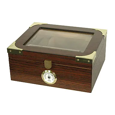 Humidor Desktop Quality Importers Marrom