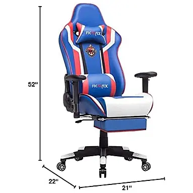 Cadeira Gamers Ficmax, Ergonômica, Reclinável,