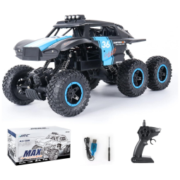 Serrelim Carrinho de Controle Remoto p, Adultos Off Road Até 15 KM, H, Recarregável, Escala 112, Preto