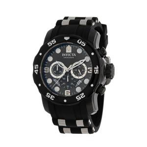 Relgio masculino profissional - 48 mm. Ao. Preto 34666