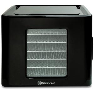 Desidratador de Alimentos com 6 Bandejas e Controle Digital, Aço Inoxidável, 110V 600W, Nebula, Preto