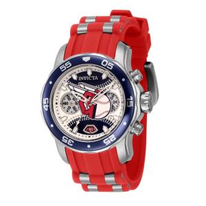 Relógio Feminino Invicta MLB Guardiões de Cleveland, Aço, Vermelho 42866