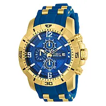 Relógio Masculino Pro Diver SCUBA, Invicta ZG24966, Azul e Dourado