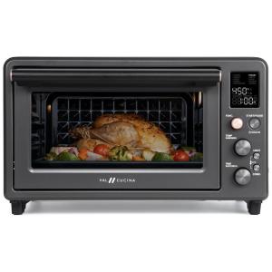 Forno Elétrico 10 em 1 com Capacidade de 24L, Aquecimento Infravermelho e Interior Revestido de Esmalte Não Tóxico, 110V 1650W, VAL CUCINA