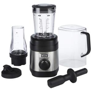 Liquidificador de Bancada 1L com Motor Potente, 110v, WESTON 58918, Prateado