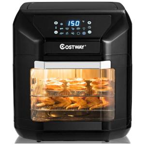 Forno Multifuncional 10L 7 em 1, 1700 W, 110v, COSTWAY 23965 CYPE, Preto