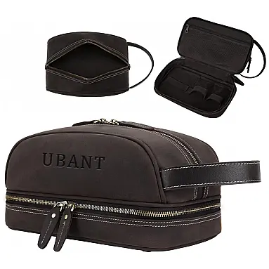 Necessaire Masculina de Couro, UBANT,