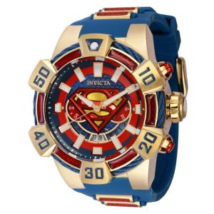 Relgio masculino DC Comics Superman - 52 mm. Azul. Vermelho 41076