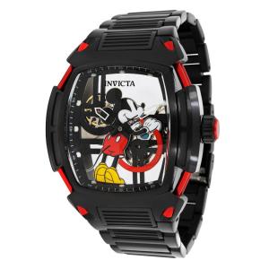 Invicta Disney Edição Limitada Mickey Mouse Mecânico Relógio Masculino 53mm, Preto 44076