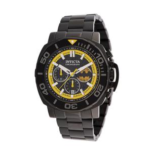 Relógio Masculino DC Comics Batman, Invicta 35076, Preto e Amarelo