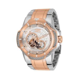 Relógio Masculino Automático Bolt, Invicta ZG31176, Prata e Ouro Rosa
