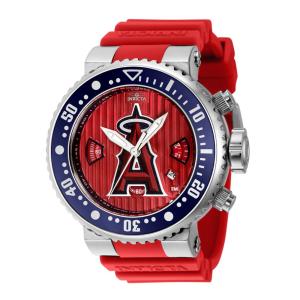 Relgio masculino MLB Los Angeles Angels - 52 mm. Vermelho 42376