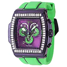 Relgio masculino reserva S1 Rally Diablo Swiss Ronda 5040.F calibre - 51,3 mm. Roxo. Verde 43376