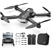 HS260 Drone com Cãmera Ajustável 1080P HD, 30 Min de Voo, Controle de Voz, Sensor de Gravidade, HOLY STONE, Preto