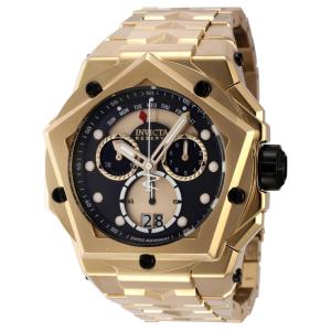 Relgio masculino Helios Reserve Swiss Ronda 8040.N calibre - 54 mm. Ouro 44476