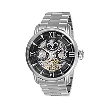 Relógio Masculino Automático Objet D Art com Pulseira de Aço Inoxidável, Invicta 27576, Prata