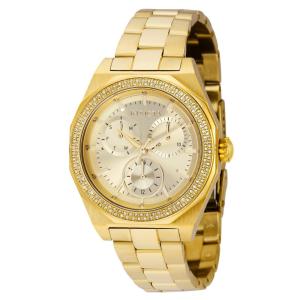 Relógio Feminino Angel 0,6 quilates com Diamante, Invicta 37676, Dourado