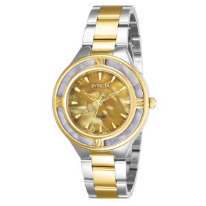Relgio feminino anjo - 36 mm. Ao. Ouro 39676