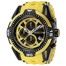 Relógio Masculino Invicta Sea Spider, Amarelo e Preto 43776