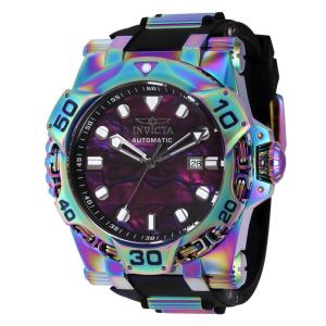 Relgio masculino S1 Rally Mammoth Automtico com mostrador Abalone - 53 mm. Preto. Iridescente 38776
