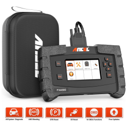 Scanner Automotivo FX4000 Atualização Vitalícia OBD2 EOBD 40 Marcas Diversos Idiomas, ANCEL, Preto