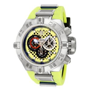 Relgio masculino Subaqua Noma IV Swiss Ronda 5050.E calibre - 50 mm. Ao. Preto. Verde Claro 10976