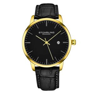 Relógio Masculino Stuhrling Rasa 3997 Quartzo 40mm, Preto
