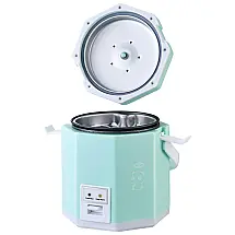 Panela de Arroz Elétrica 1.2L com Painel de Controle Digital, 200W, 110v, CMCNCBC, Verde