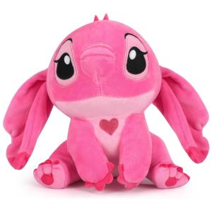 Pelúcia Stitch 20 cm de Altura com Tecidos Macios para Crianças Acima de 2 Anos, Tigiemap, Rosa