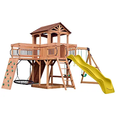 Playground Infantil de Madeira com
