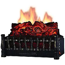 Lareira Elétrica Ecológica com Controle Remoto, 5 Níveis de Brilho e Efeito de Chama, 110V 1500W, Comfort Glow ELCG251, Preta