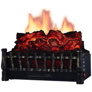 Lareira Elétrica Ecológica com Controle Remoto, 5 Níveis de Brilho e Efeito de Chama, 110V 1500W, Comfort Glow ELCG251, Preta