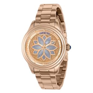 Relgio feminino Wildflower com mostrador em madreprola - 35 mm. Ouro Rosa 37086